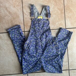Vintage Mini Boden Blue Floral Overalls